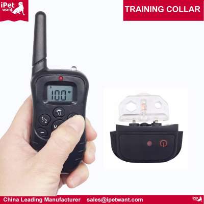 2017 amazon top sell WATERPROOF 300 YARDS electric shock remote dog training collar