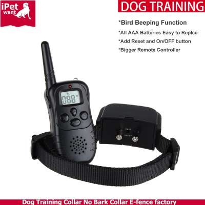 Dog Training Collar with Remote 100 Level Electric Shock and Vibration Original Factory and Private Label Accept