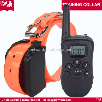 2017 New 300Yard Rechargeable Wireless Pet Dog Training Collar with Electric Shock and Vibration Amazon Private Label