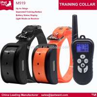 Waterproof and Rechargeable Electronic Shocking Vibration Remote Dog Training Collars Electric Pet training collars Pet Trainer