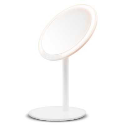 2019 Rechargeable Lighted Makeup Vanity Mirror with 64 LED Lights 7X Magnifying Led Makeup Mirror